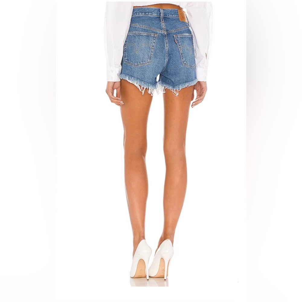 Levi’s 501 denim cutoff shorts size 30 waist - Picture 6 of 16